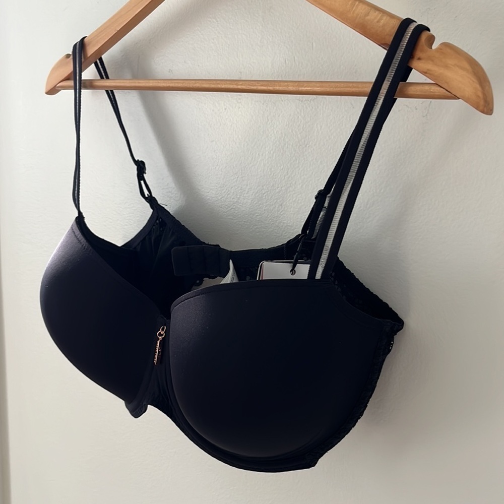 NWT PrimaDonna Twist East End Padded Balcony Bra Black Size US 34G UK 34F - Picture 6 of 14